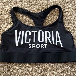 NWT never before worn Victoria’s Secret Sport black racerback sports bra